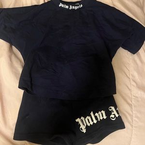 Toddler palm angels Outfit NAVY BLUE